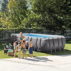 Piscine Tubulaire Intex Ultra Frame XTR 5,49 X 2,74 X H1,32m -Intex Piscines Soldes piscine tubulaire intex ultra frame xtr 549 x 274 x h132m 1