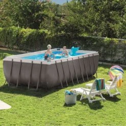 Piscine Tubulaire Intex Ultra Frame XTR 5,49 X 2,74 X H1,32m -Intex Piscines Soldes piscine tubulaire intex ultra frame xtr 549 x 274 x h132m 2