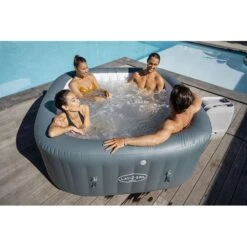 Spa Bestway Lay-Z Hawaii Hydrojet Pro 4-6 Places -Intex Piscines Soldes spa bestway lay z hawaii hydrojet pro 4 6 places 7