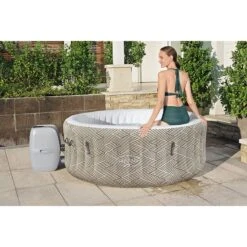Spa Bestway Lay-Z Madrid Air Jet Plus 2-4 Places -Intex Piscines Soldes spa bestway lay z madrid air jet plus 2 4 places 6