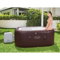 Spa Bestway Lay-Z Maldives Hydrojet Pro 5-7 Places -Intex Piscines Soldes spa bestway lay z maldives hydrojet pro 5 7 places 9