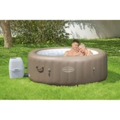 Spa Bestway Lay-Z Palm Springs Air Jet 4-6 Places -Intex Piscines Soldes spa bestway lay z palm springs air jet 4 6 places 3