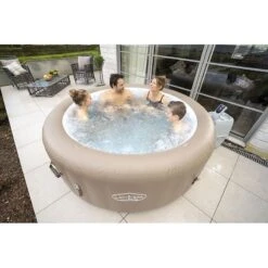 Spa Bestway Lay-Z Palm Springs Air Jet 4-6 Places -Intex Piscines Soldes spa bestway lay z palm springs air jet 4 6 places 7