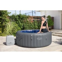Spa Bestway Lay-Z Santorini Hydrojet Pro 5-7 Places 17 Spa Bestway Lay-Z Santorini Hydrojet Pro 5-7 Places -Intex Piscines Soldes spa bestway lay z santorini hydrojet pro 5 7 places 2