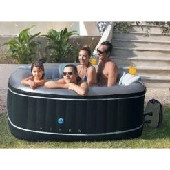 Spa Gonflable NetSpa Aspen 4 Places -Intex Piscines Soldes spa gonflable netspa aspen 4 places 2