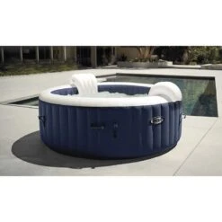 Spa Intex Pure Spa Blue Navy Bulles 4 Places Luxe -Intex Piscines Soldes spa intex pure spa blue navy bulles 4 places luxe 5