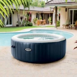 Spa Intex Pure Spa Blue Navy Bulles 6 Places Luxe -Intex Piscines Soldes spa intex pure spa blue navy bulles 6 places luxe 2